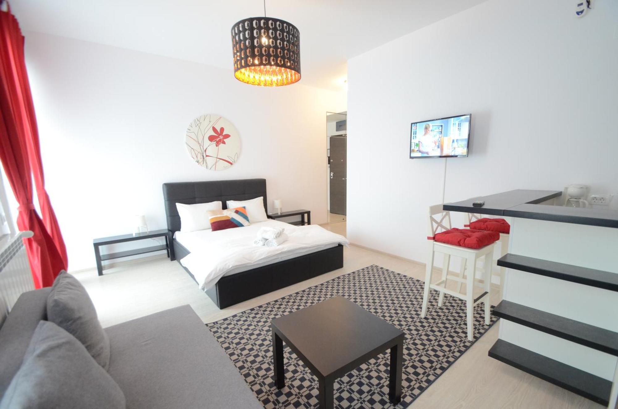 Uptown Residence Apartments Bucareste Quarto foto