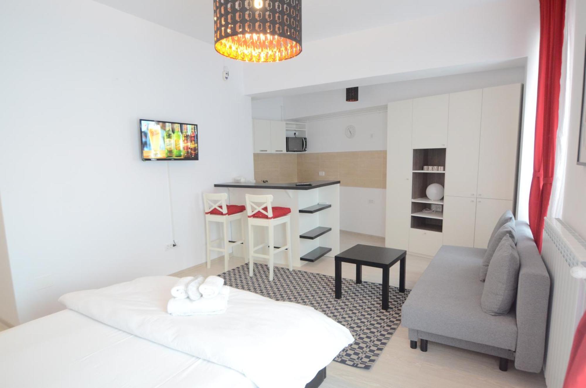 Uptown Residence Apartments Bucareste Quarto foto